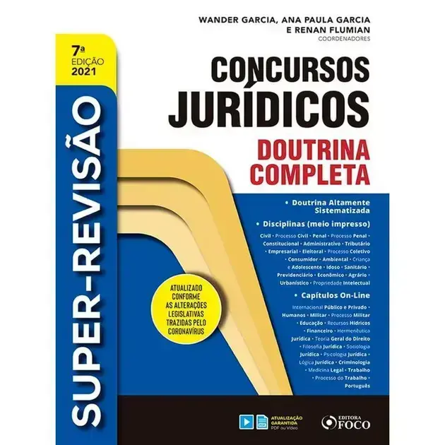 1. Super-Revisão para Concurso Jurídico - Editora Foco